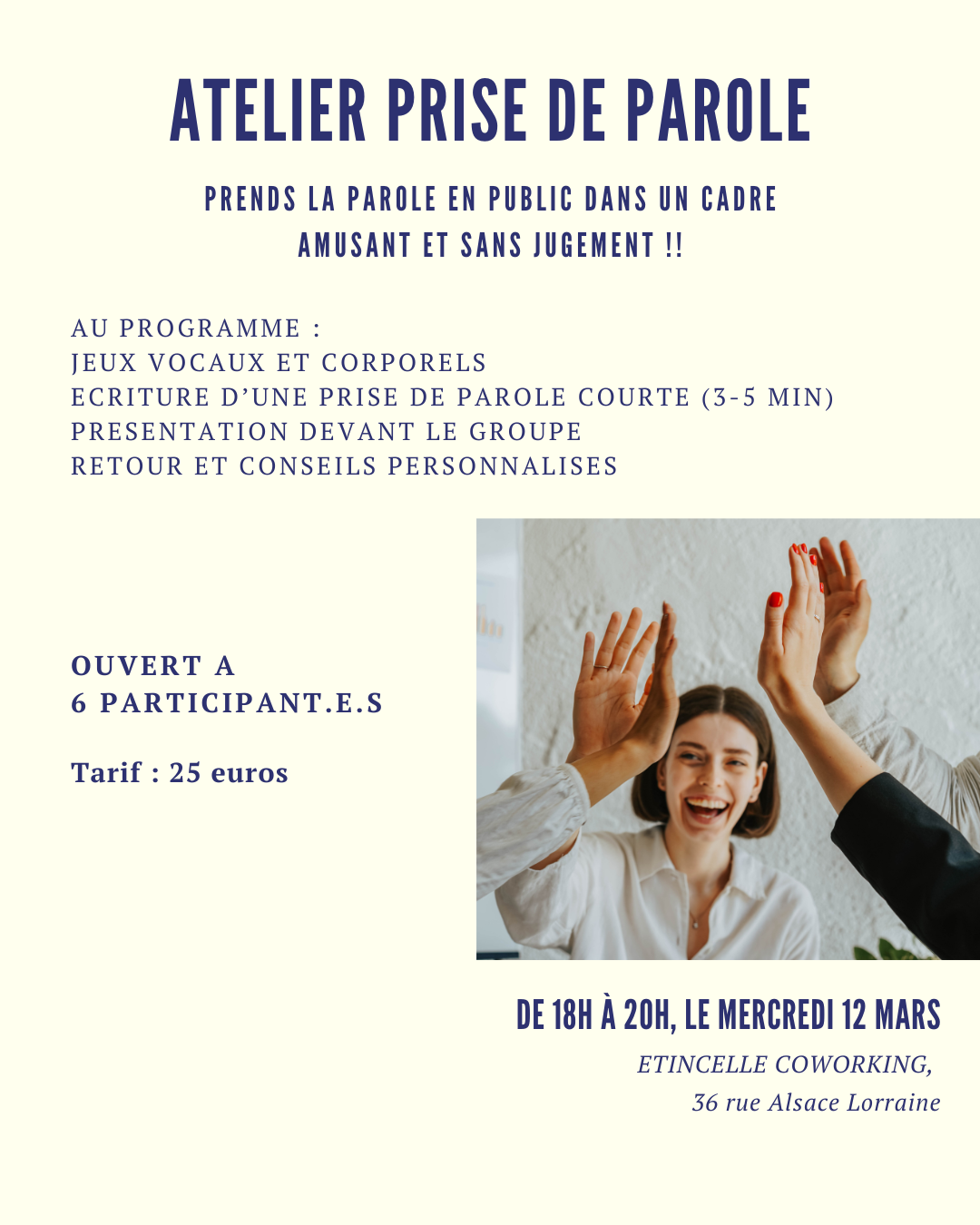 Atelier le 11 décembre